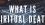 Understanding Spiritual Death -A Biblical Perspective.